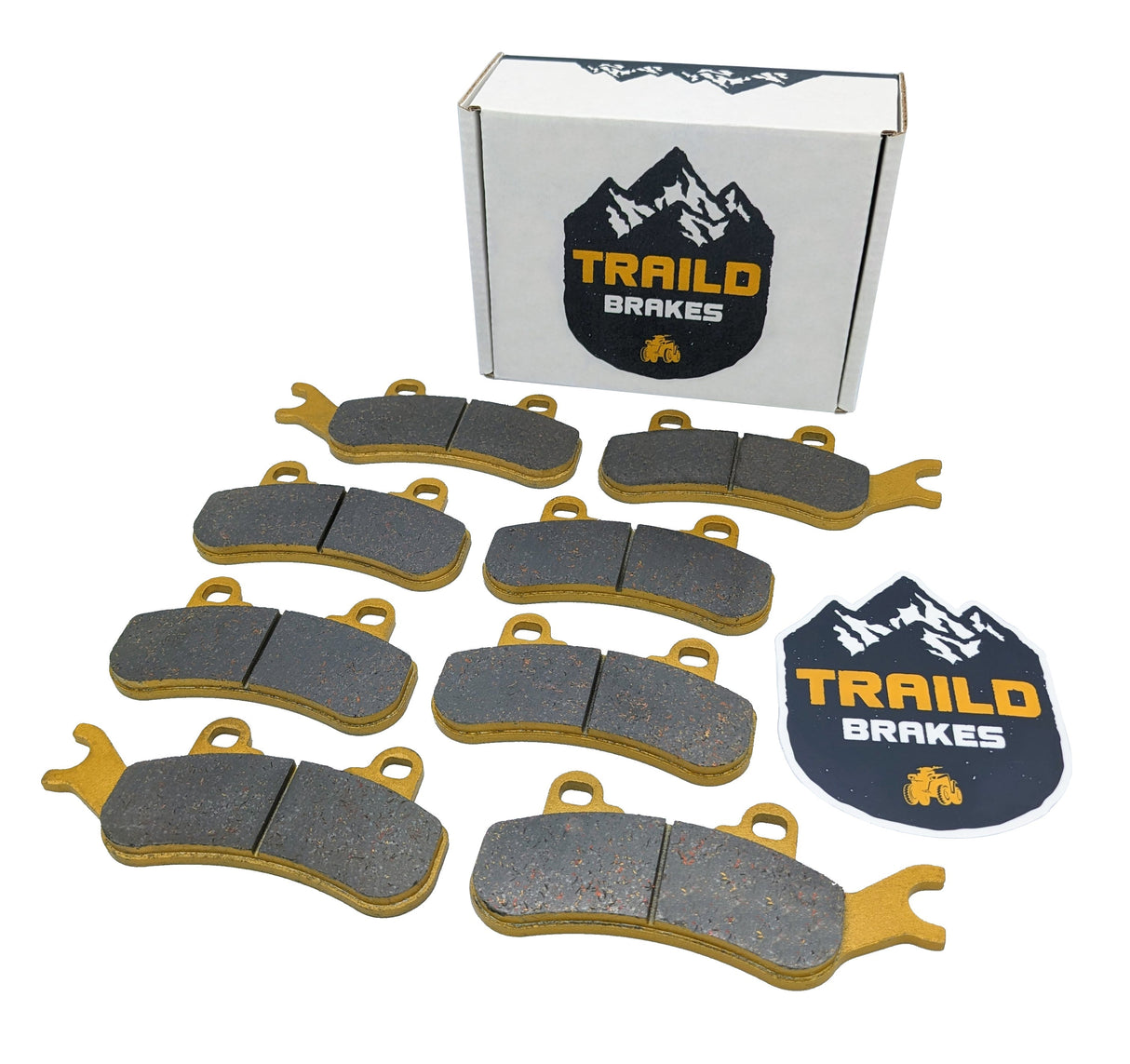 Can-Am Defender MAX HD7 HD8 HD9 HD10 HD11 6x6 & PRO 2017-2026 Ceramic Brake Pad Set Traild