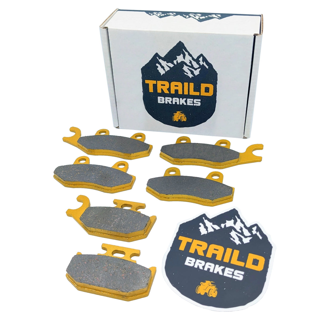 Can Am Ryker Ace 600/900 2019-2024 Ceramic Brake Pad Set Traild