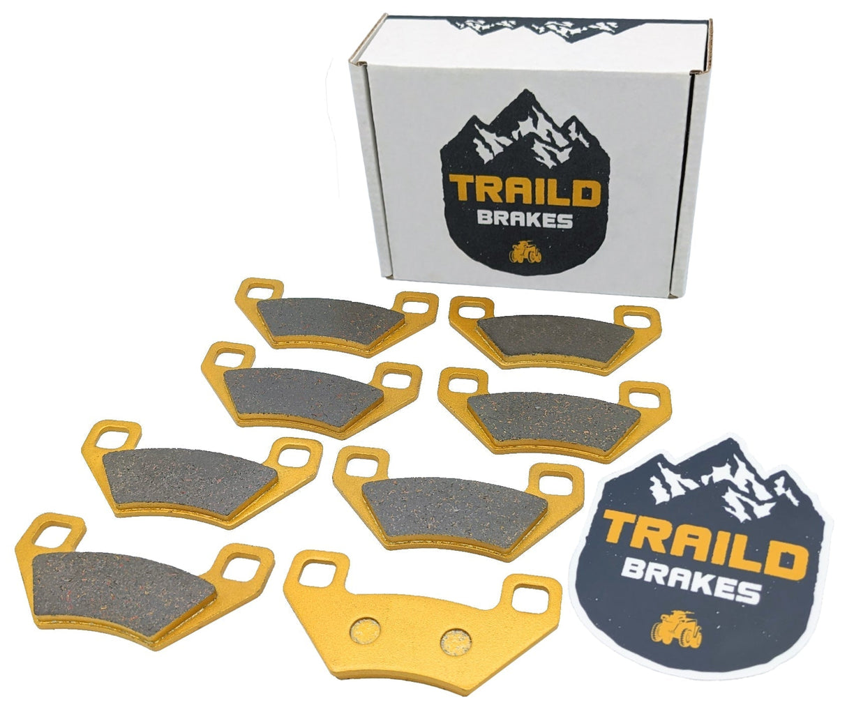 Arctic Cat Prowler 550, 700, 1000, 2011-2017 HDX Ceramic Brake Pad Set Traild