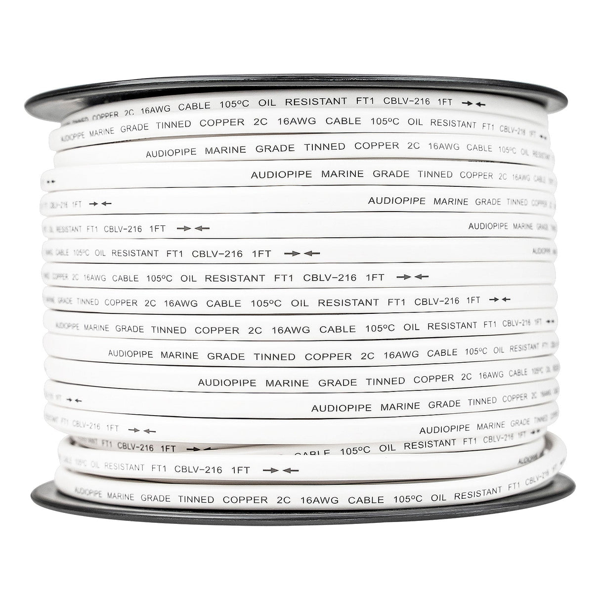250FT 16AWG Speaker Cable with PVC Jacket (CBLV-216-250TCC) Audiopipe