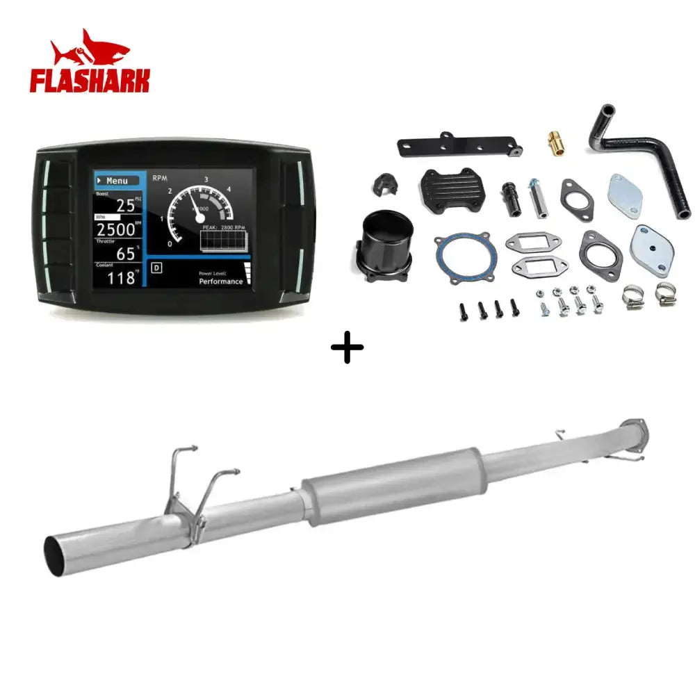 EGR/DPF/DEF Delete All-in-One Kit for 2013-2017 6.7L Ram 2500 3500 Cummins Flashark