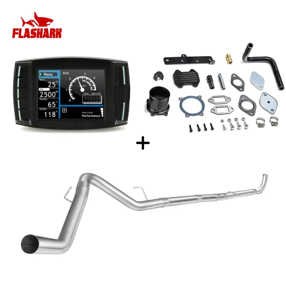 EGR/DPF/DEF Delete All-in-One Kit for 2013-2017 6.7L Ram 2500 3500 Cummins Flashark