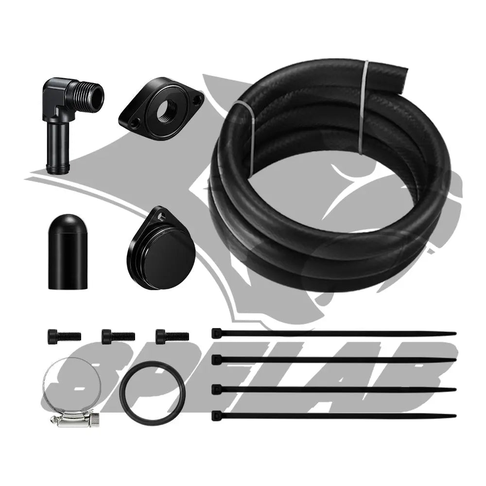 For 2011-2023 Ford 6.7L Powerstroke CCV Reroute Kit Engine Ventilation Kit | SPELAB