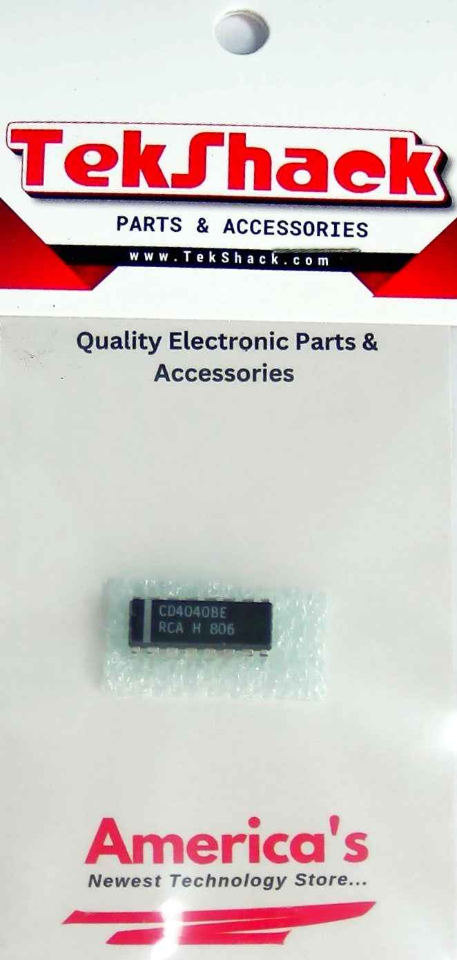 CD4040BE IC BINARY COUNTER 12-BIT 16DIP TekShack