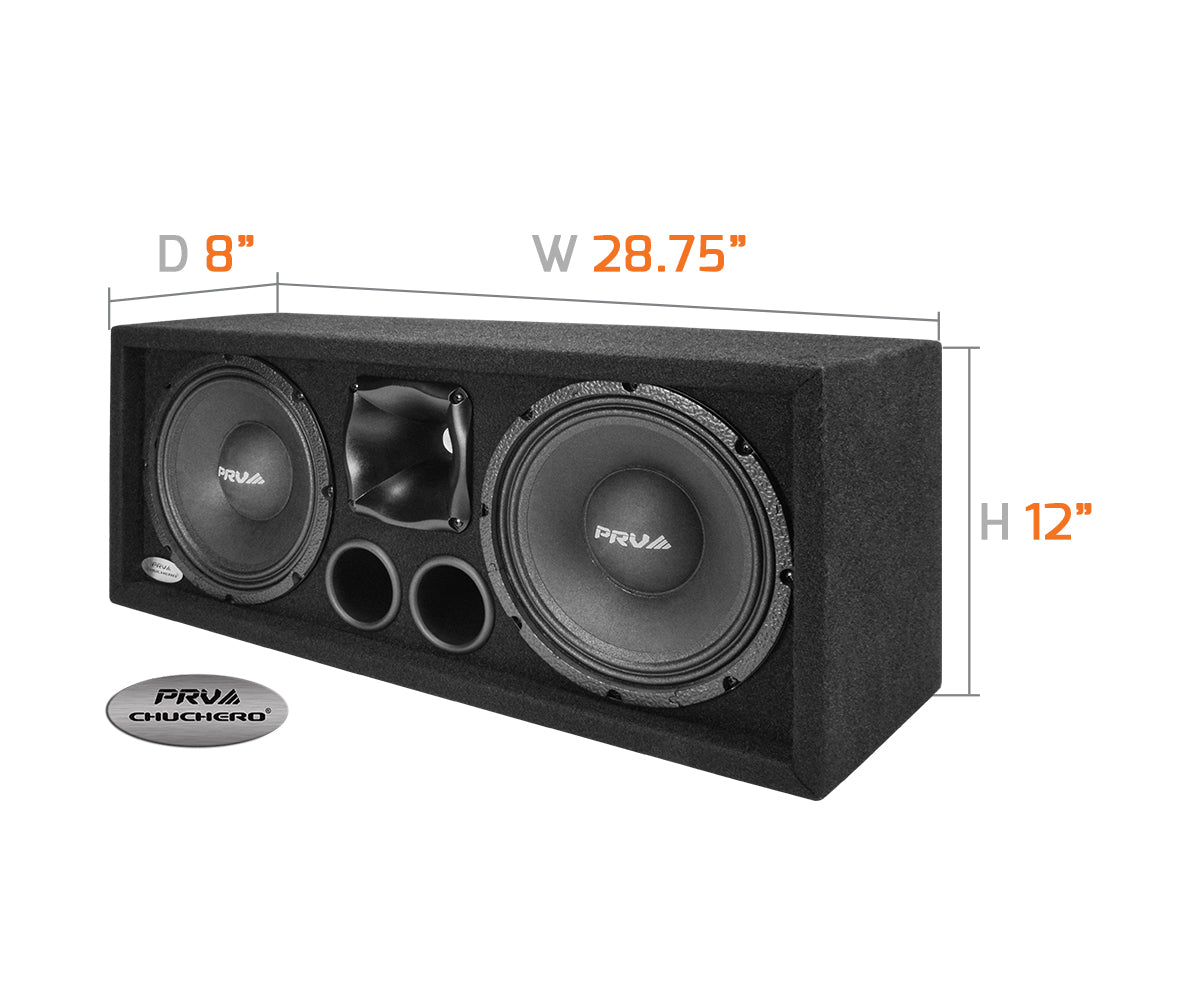 PRV Audio CHUCHERO 210-290 Dual 10in Speaker Box Black