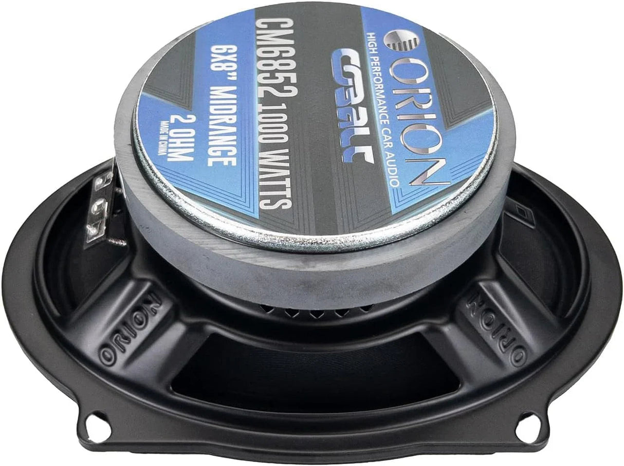 Orion CM6852 6"x8" 250W RMS Midrange Speakers 2-Ohm (Pair) Orion