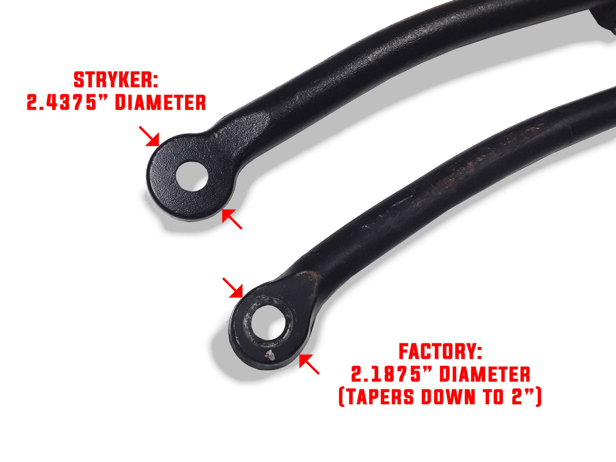 0-4" (or 5-8" when paired with drop bracket) Lift Height Adjustable Track Bar for 2023-2026 Ford F450/F550 Super Duty 4WD Stryker Off Road Design