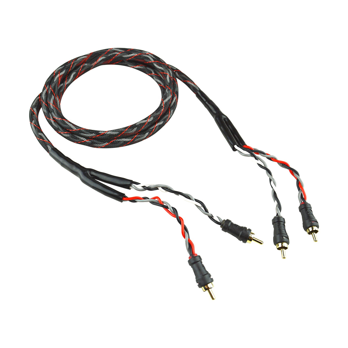 6' Competition Rated RCA Twisted Cable for Car Audio (CPP-TW6) Audiopipe