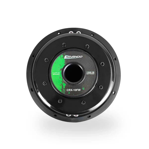 CRX-10FW | 10'' | 1500W MAX | Dual 4 Ohms COMANDO