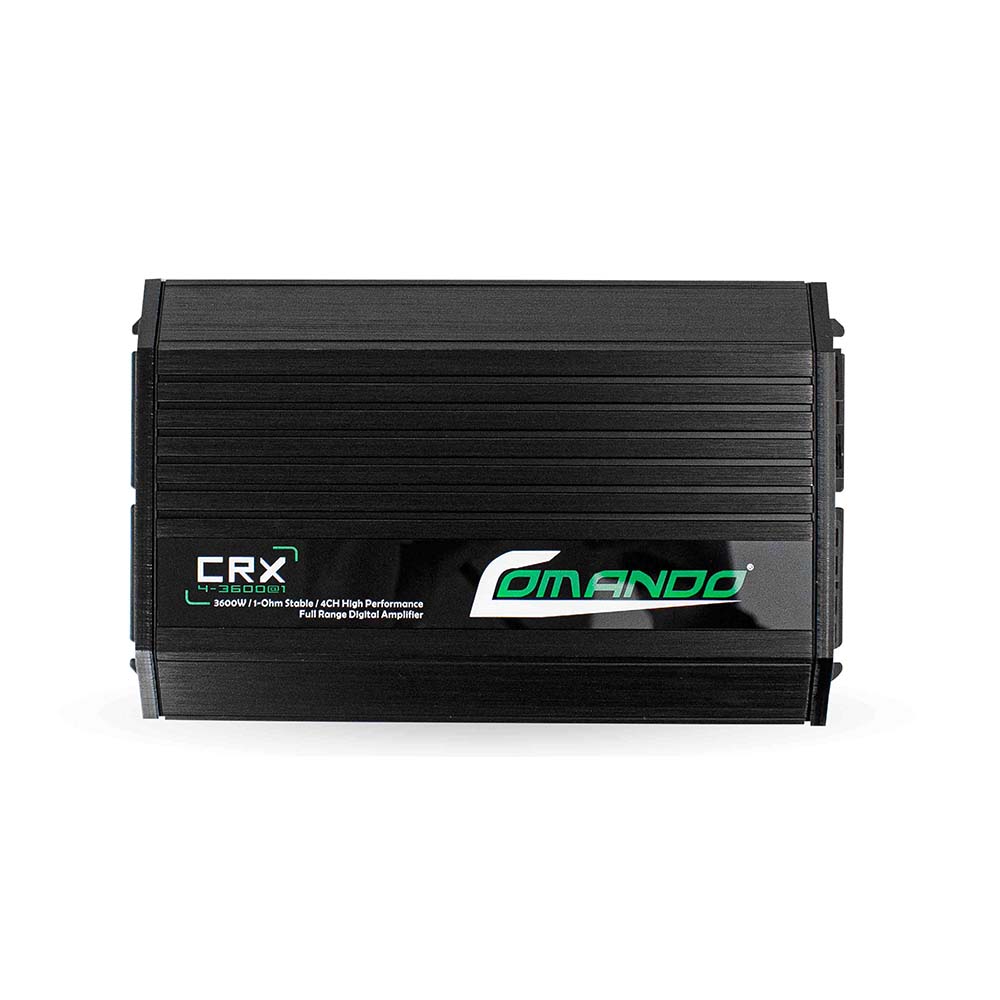CRX4-3600@1ohm | 3600W MAX | 4CH | 1ohm Comando Audio