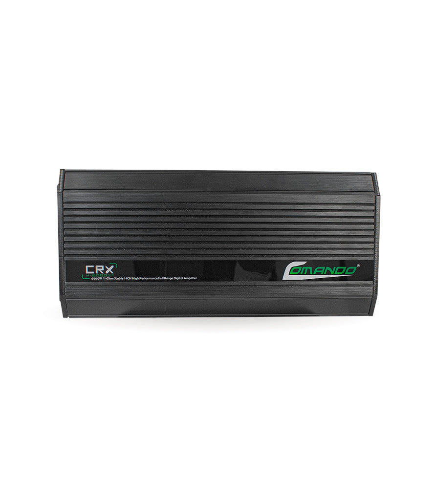 CRX4-6000@1ohm | 6000W MAX | 4CH | 1ohm Comando Audio
