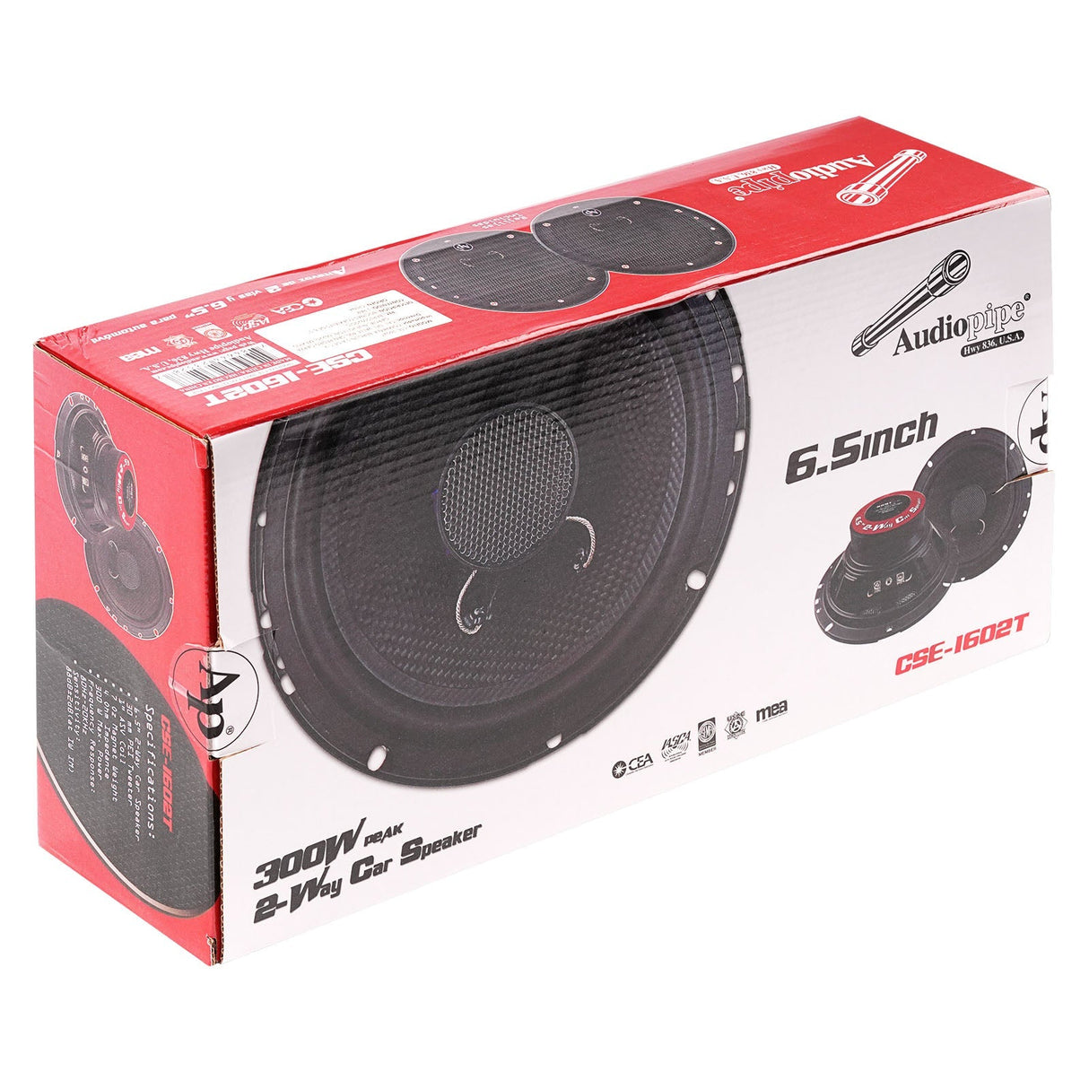 6.5” 2-Way Car Speaker (CSE-1602T) Audiopipe