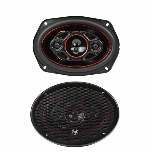 Audiopipe CSL-6924R 6x9" 250W 4-Way Coaxial Speakers 4-Ohm (Pair) Audiopipe