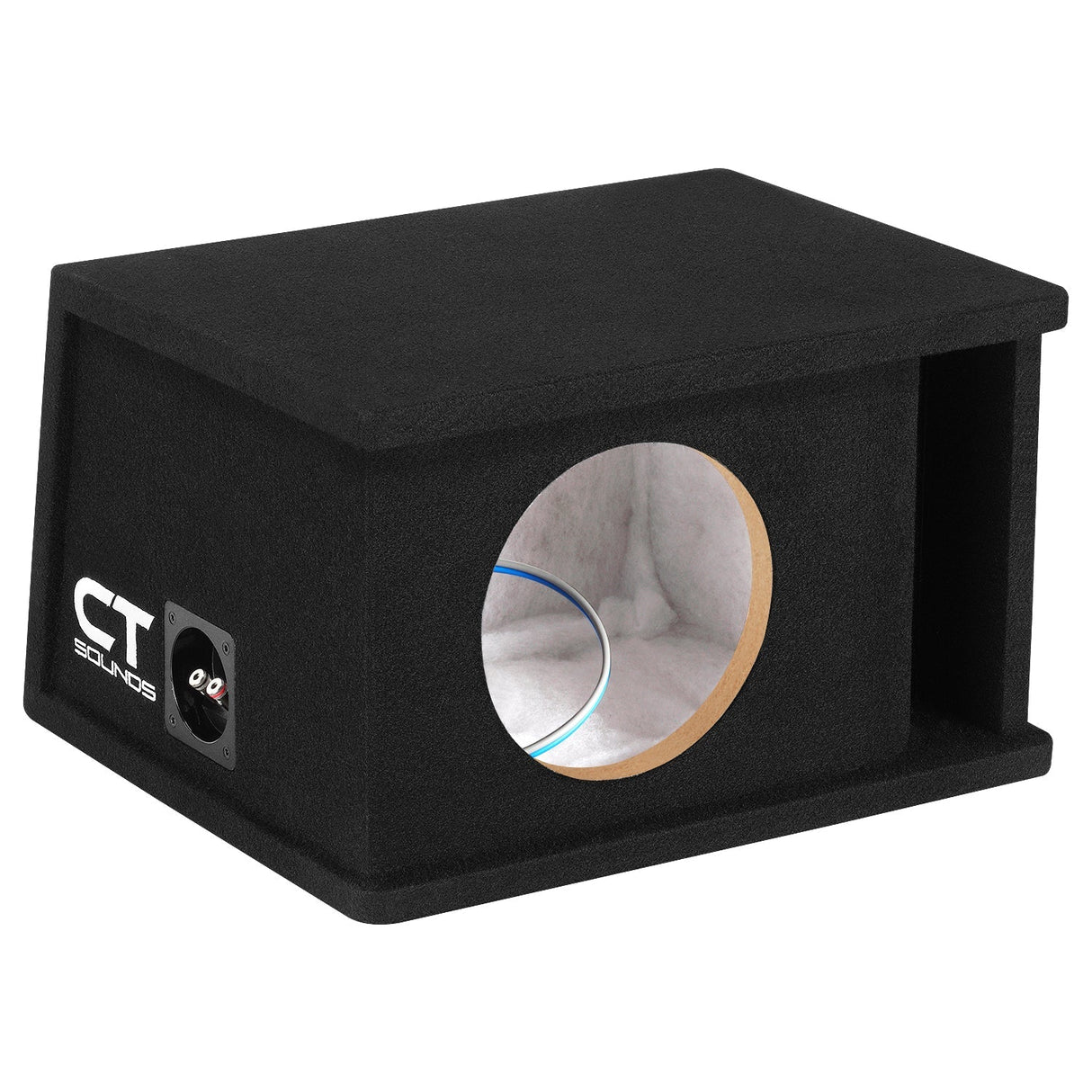 CT1X8 // Single 8” Kerf Ported Universal Car Subwoofer Box CT Sounds