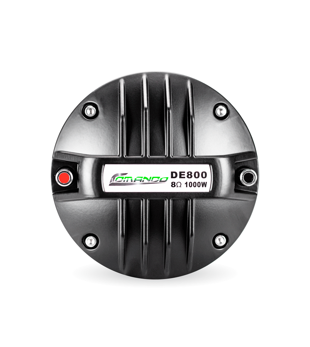 DE800 | 1000W MAX. | 8Ω Comando Audio