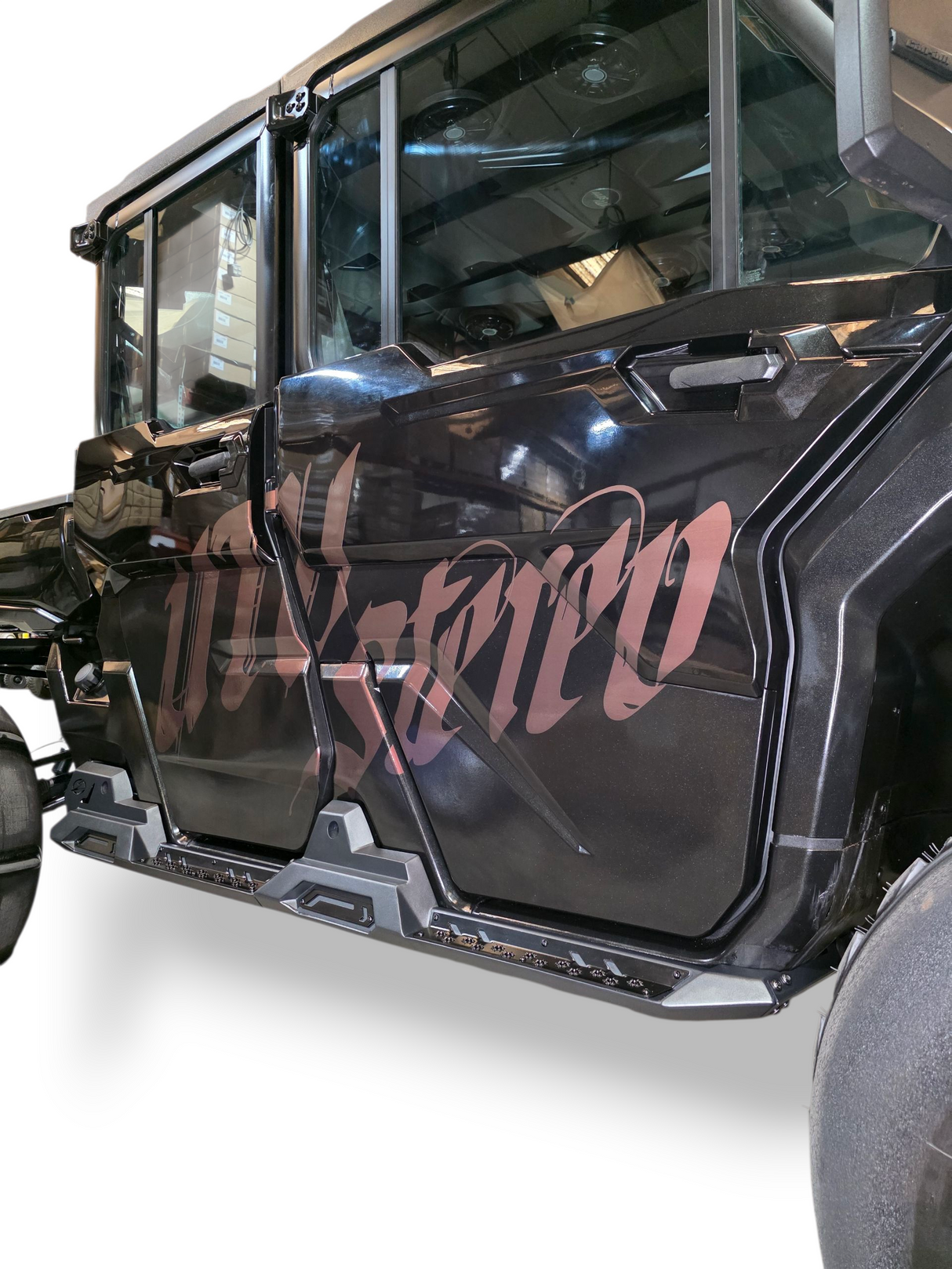 2016+ Can Am Defender HD10 Rock Steps (4 Seat) www.elektricoffroad.com