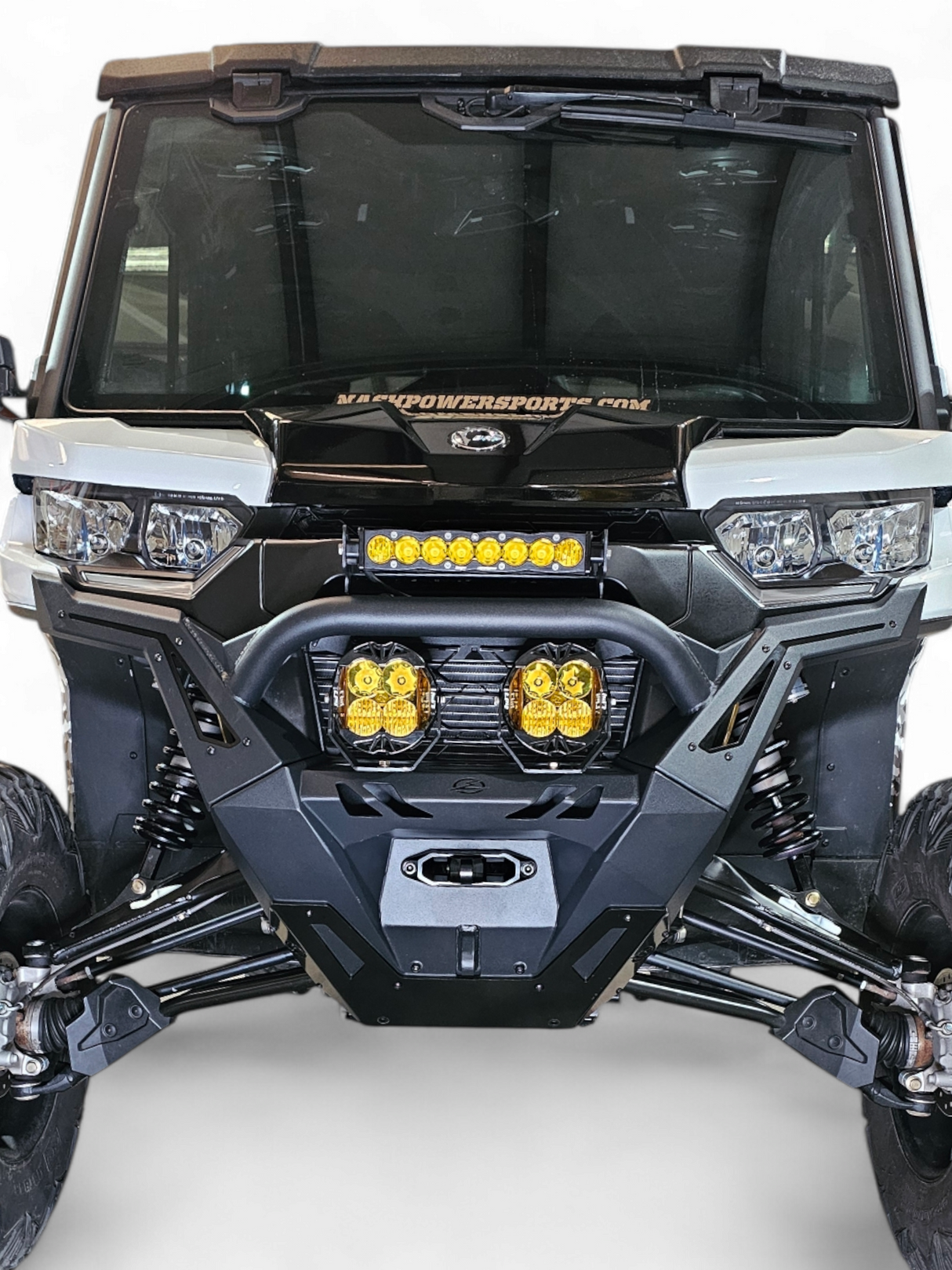 2016+ Can-am Defender HD10 Volt Front Winch Bumper www.elektricoffroad.com