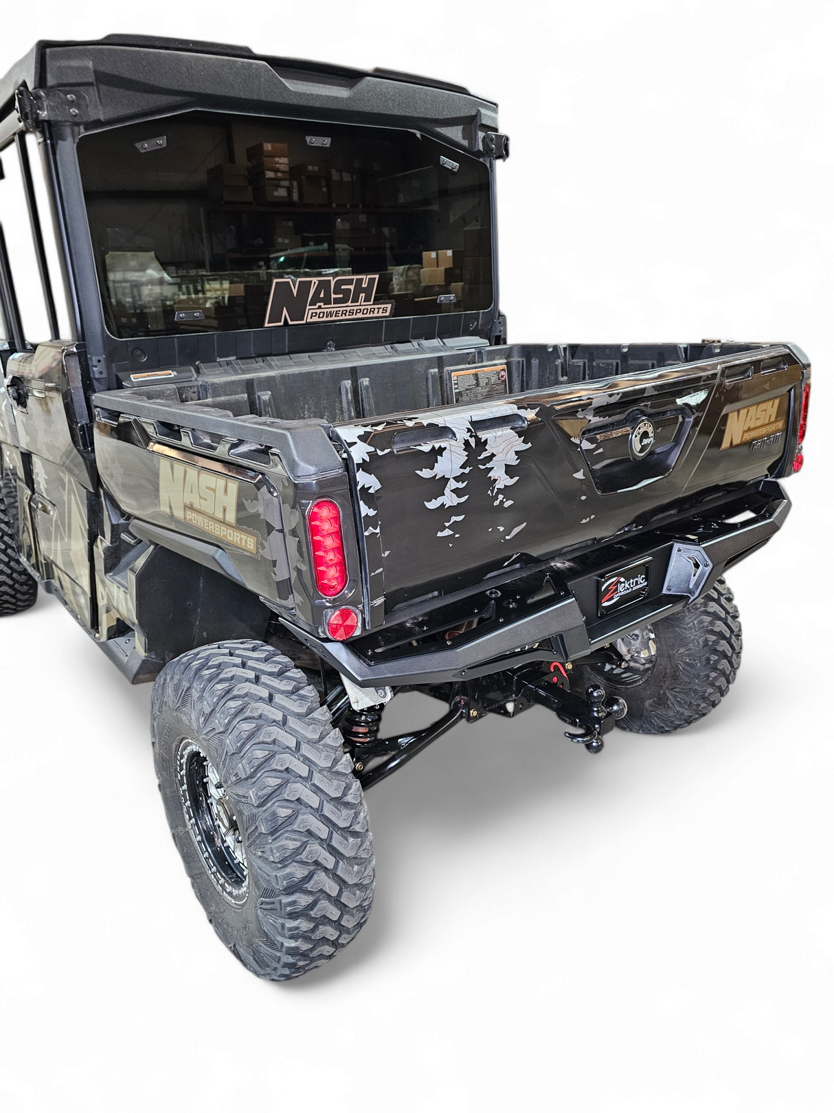 2016+ Can-Am Defender HD10 Volt Rear Bumper www.elektricoffroad.com