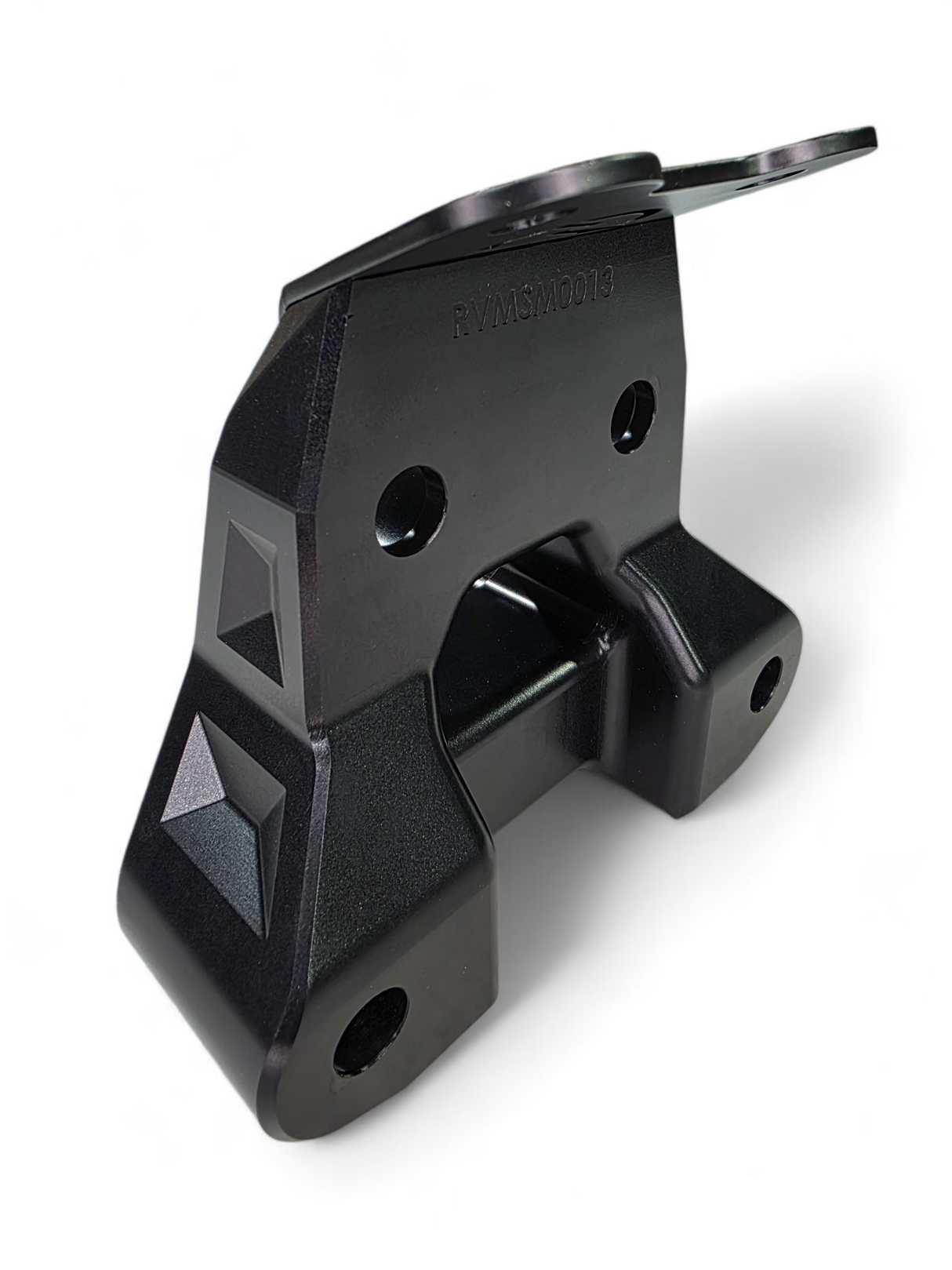 2024+ Can Am Maverick R Billet Radius Rod Plate (Black) www.elektricoffroad.com