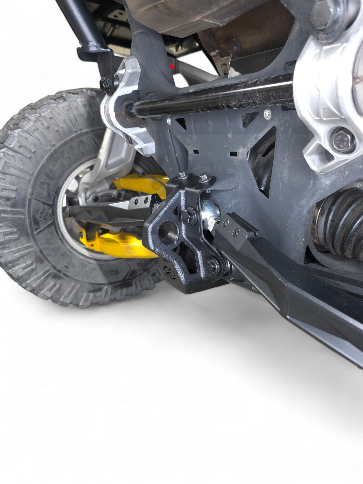 2024-26 Can Am Maverick R Sheet Metal Radius Rod Plate (4 Seat) Works with both RC models www.elektricoffroad.com