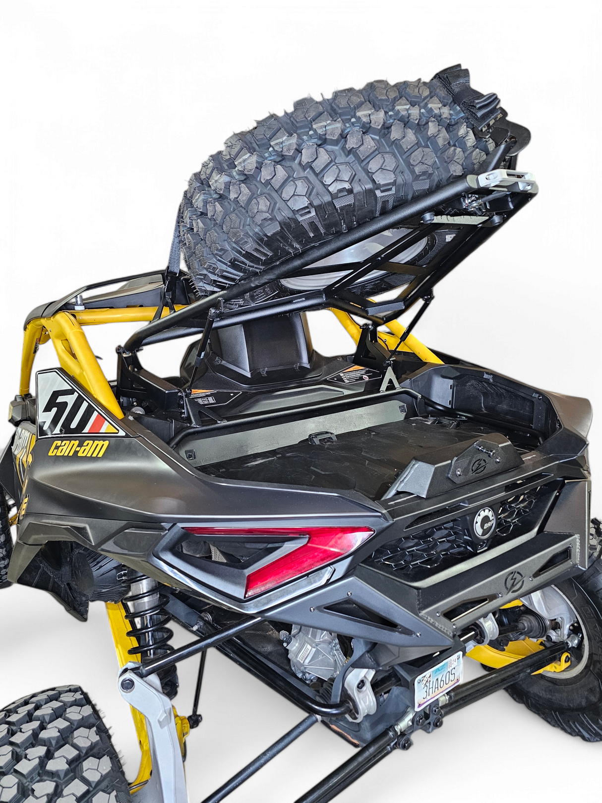 2024 Can-am Maverick R EOD Volt Tire Rack (Fits All Mav R's) www.elektricoffroad.com