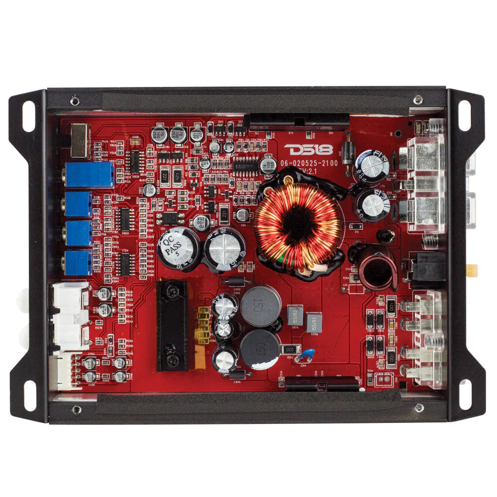 DS18 CANDY-X2B Compact Full-Range Class D 2-Channel Amplifier 240W RMS DS18