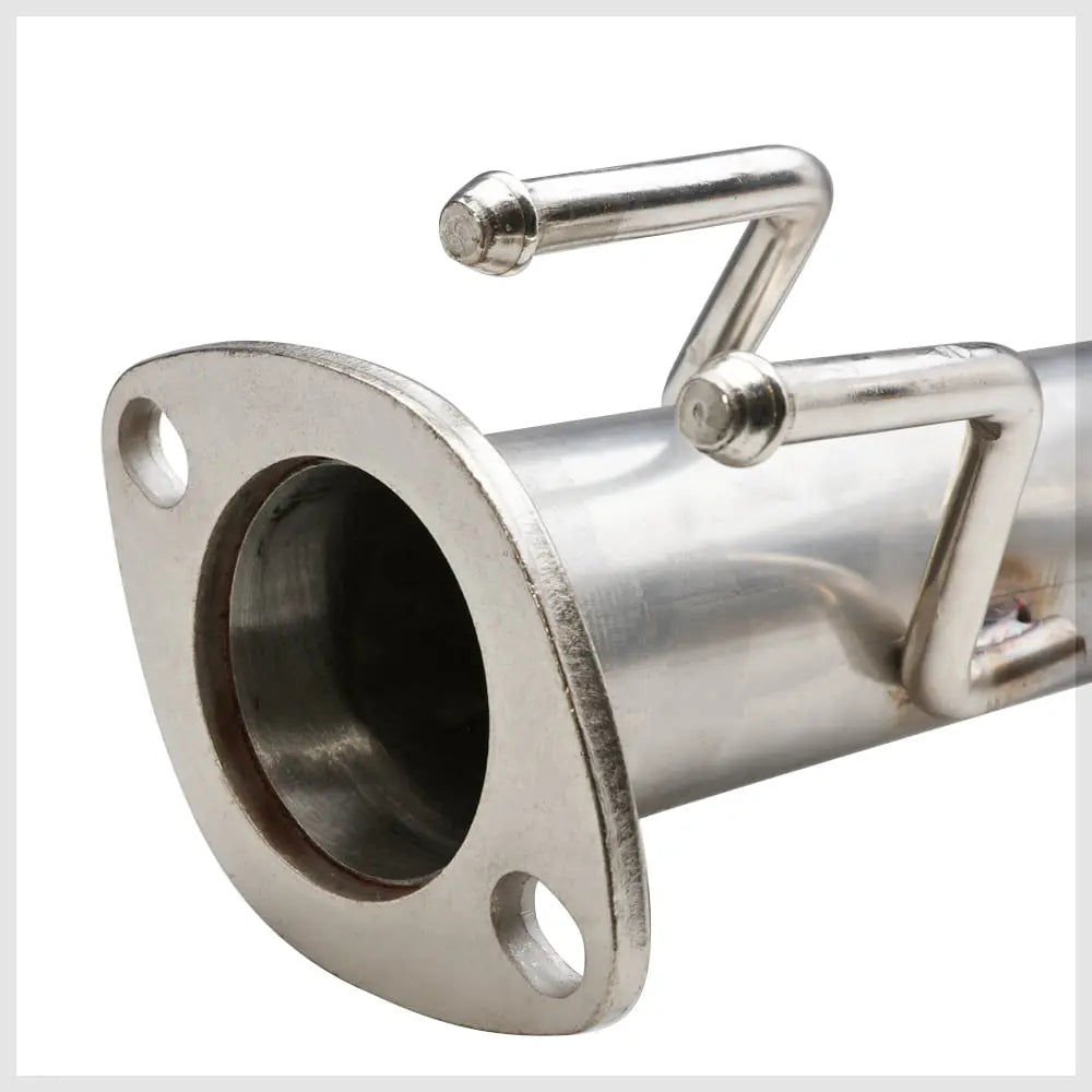 Cat-Back Exhaust for 2001-2005 Honda Civic 1.7L (Excl. Si Hatchback) 4" N1 Burnt Muffler Tip Flashark