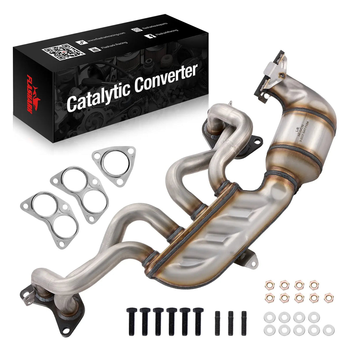 Direct-Fit Exhaust Manifold Catalytic Converter for 2011-2016 Subaru Outback/Forester/Crosstrek/Impreza/Legacy 2.0L, 2.5L