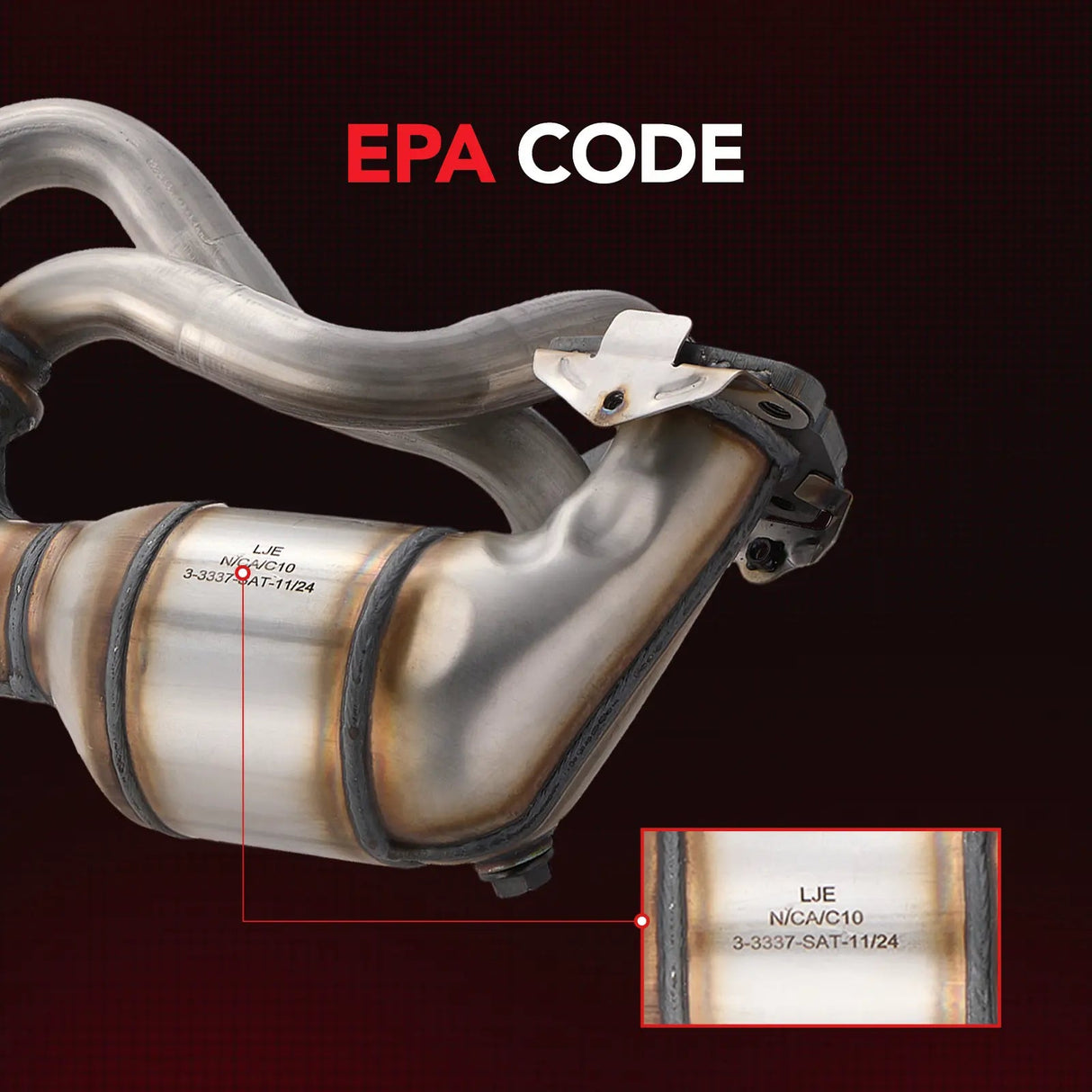 Direct-Fit Exhaust Manifold Catalytic Converter for 2011-2016 Subaru Outback/Forester/Crosstrek/Impreza/Legacy 2.0L, 2.5L