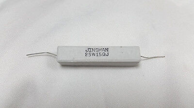 Resistors 15 Ohm 25 Watt Ceramic 5% TekShack