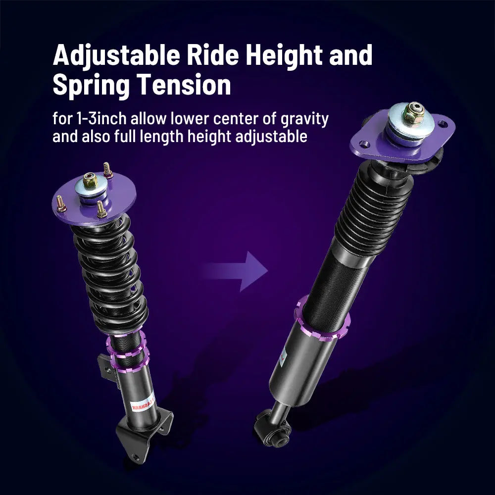 For 2011-2022 Dodge Charger / Challenger RWD Coilover Shock Absorbers Struts 4PCS