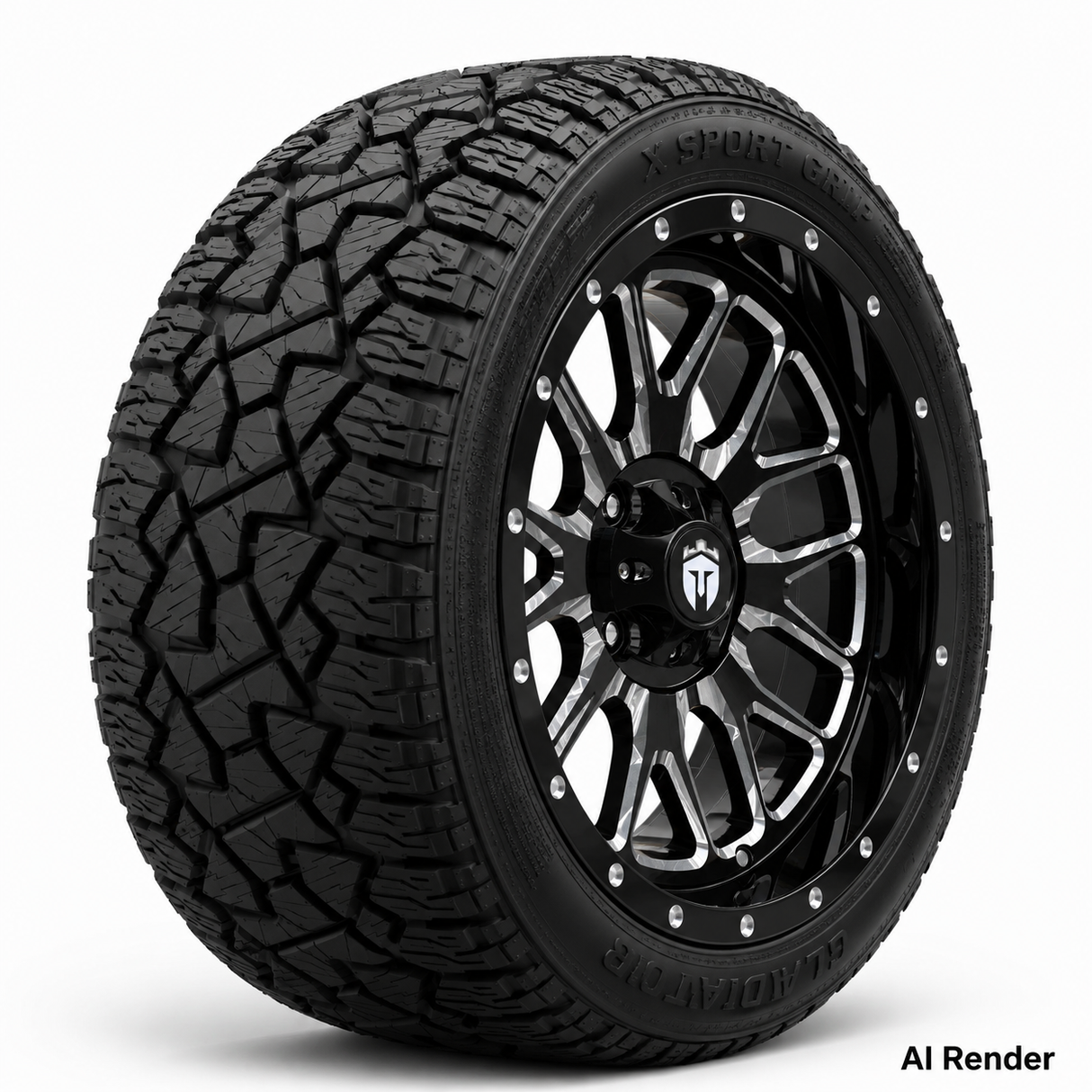 Empire 15" Crown C2 Wheel & X Comp Golf A/T Tire Package