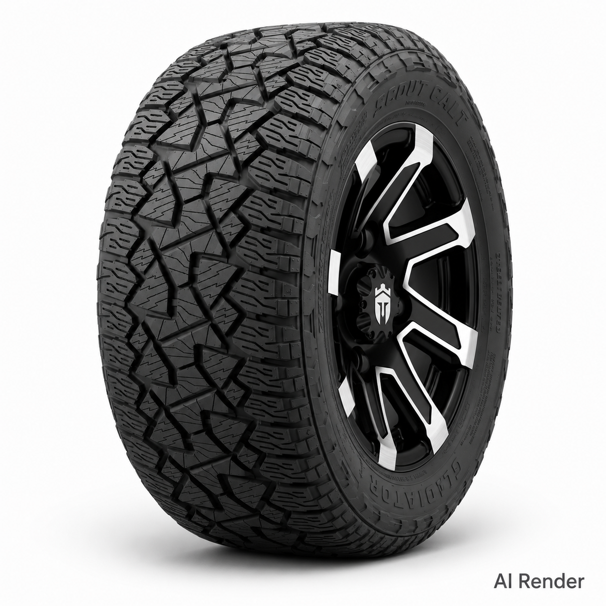 Empire® 10" Blade B10 Wheel with X Comp Golf A/T Tire Package