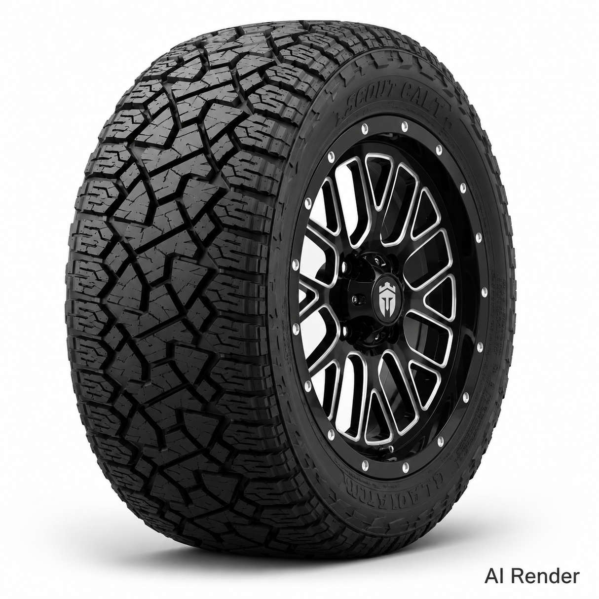 Empire 15" Knight K2 Gloss Black Wheel & X Comp X/T Tire Package