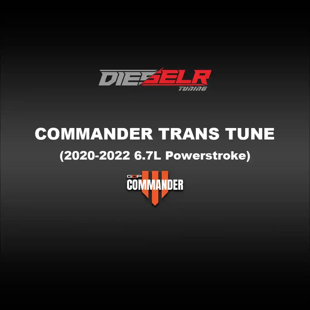 DIESELR Commander Transmission Tune File (2020-2022 Powerstroke 6.7L)