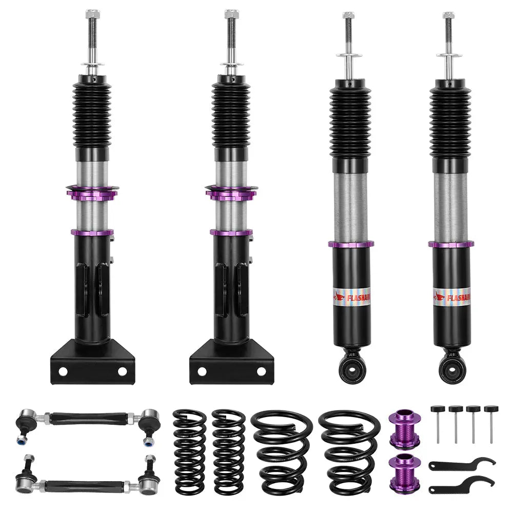 Coilover Shock Absorbers Struts 32-Way for 2001-2007 Mercedes-Benz C-Class RWD Hyper-Street II