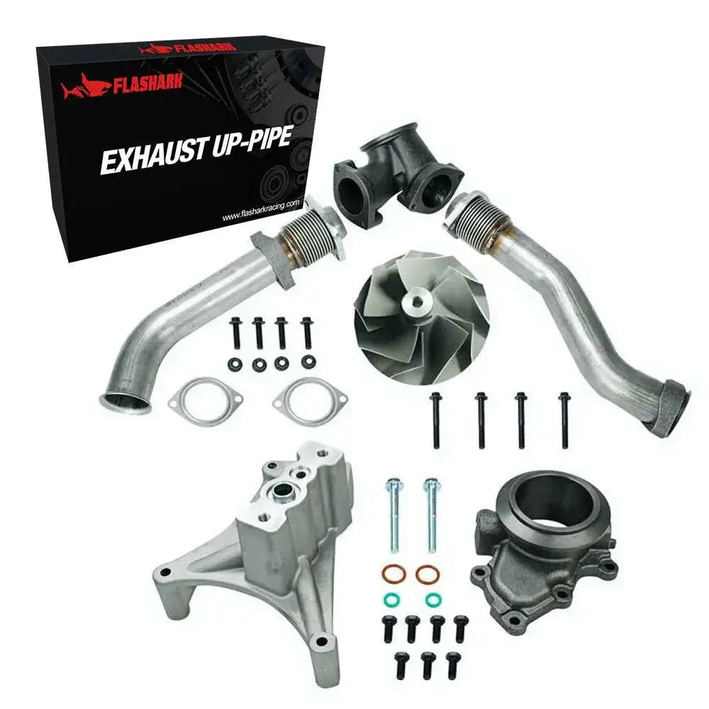 1999.5-2003 Ford 7.3 Powerstroke Diesel All-In-One Kit Exhaust Manifold/Up-Pipe Exhaust/Cold Air Intake Kit