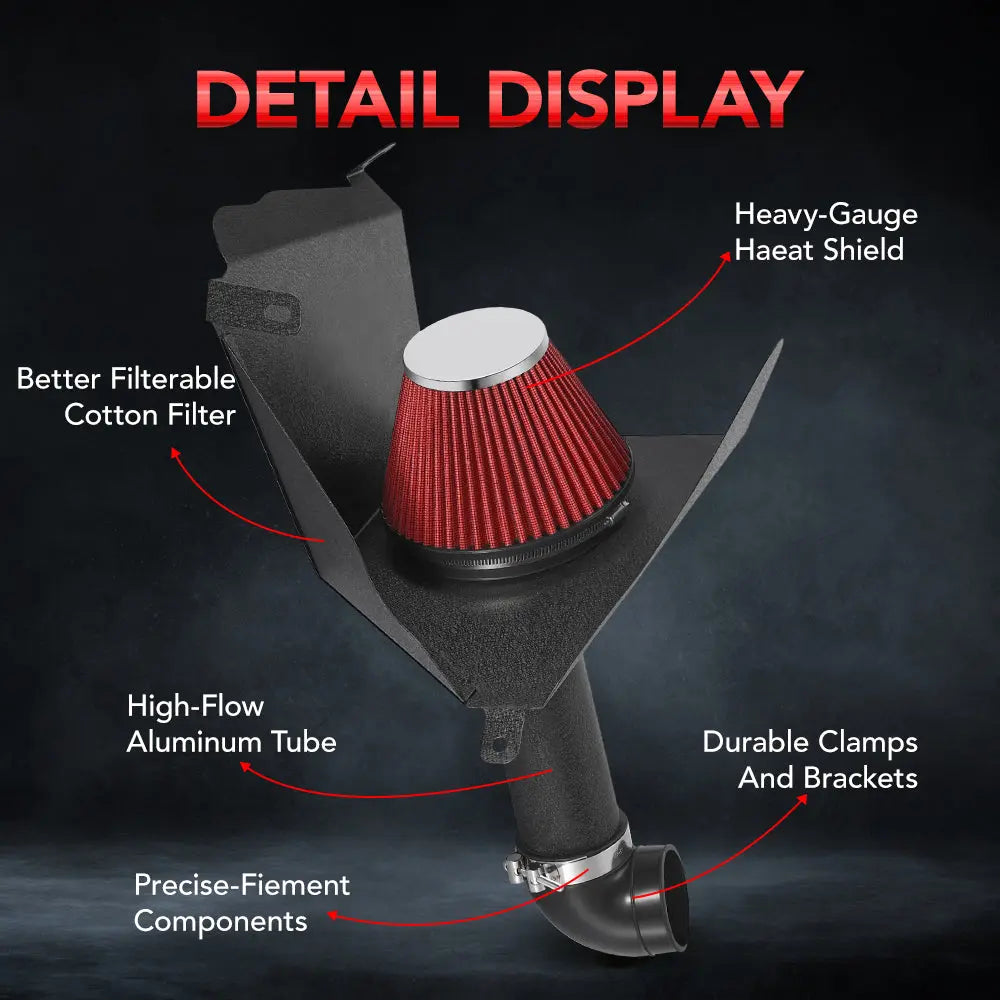 Cold Air Intake Kit for 1991-2001 Jeep Cherokee XJ 4.0L I6