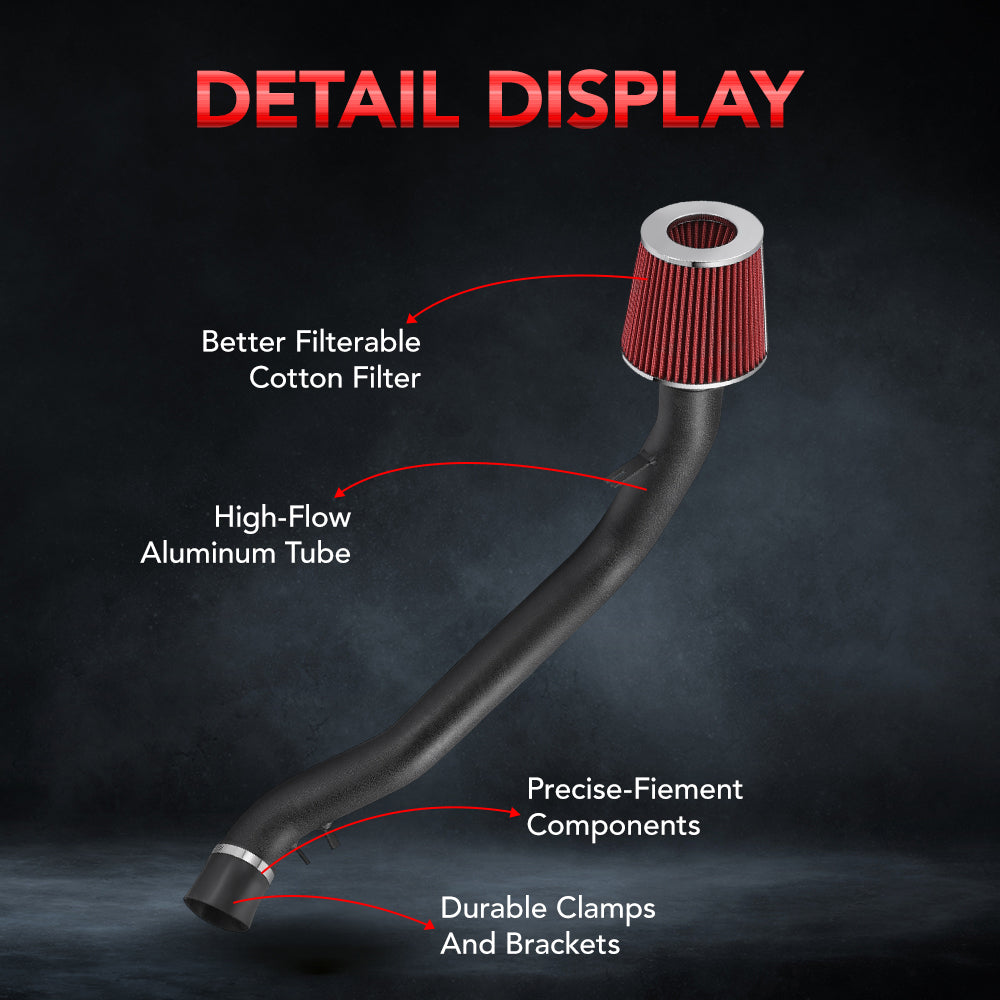 Cold Air Intake Kit for 1990-2003 Acura Integra GS/RS/LS/GS-R Hatchback/Sedan 1.7L 1.8L Flashark