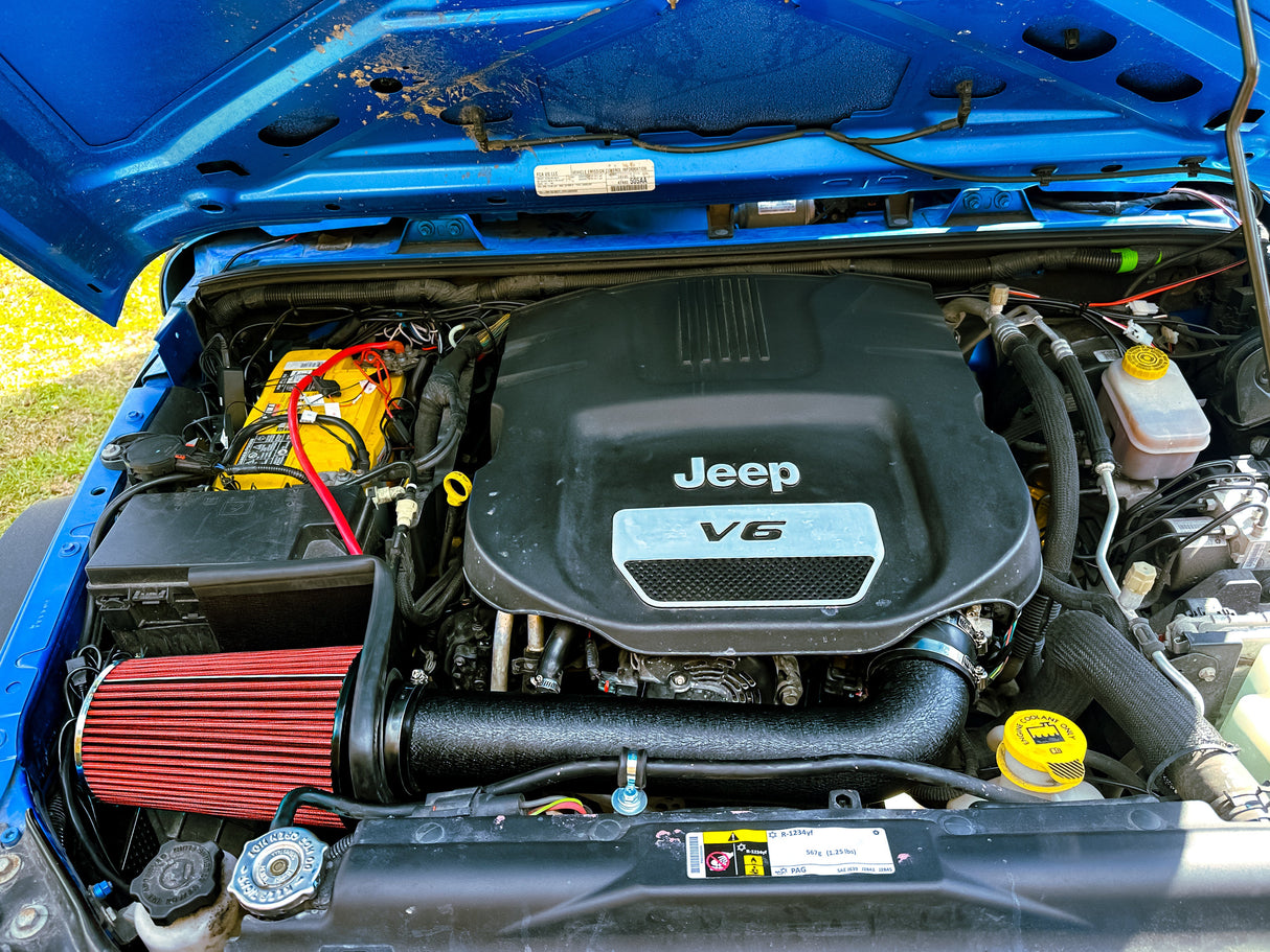 FLASHARK Cold Air Intake Kit for 2012-2018 Jeep Wrangler JK / JKU 3.6L Pentastar V6