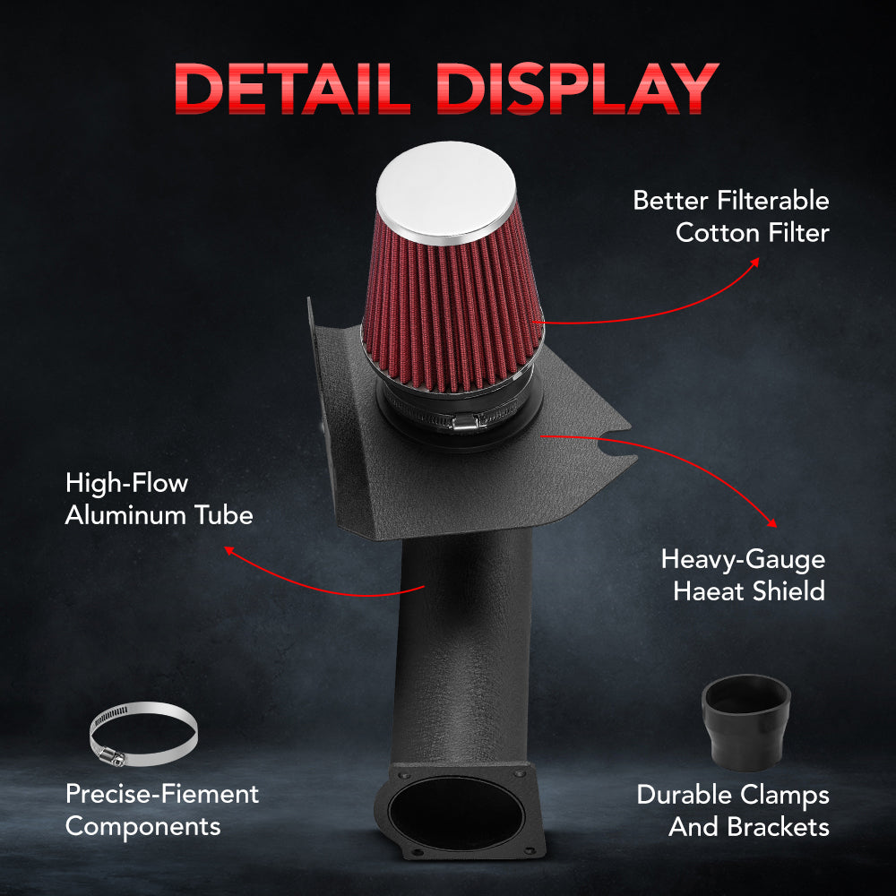 Cold Air Intake for 1999-2004 Ford Mustang 3.8L V6 Flashark