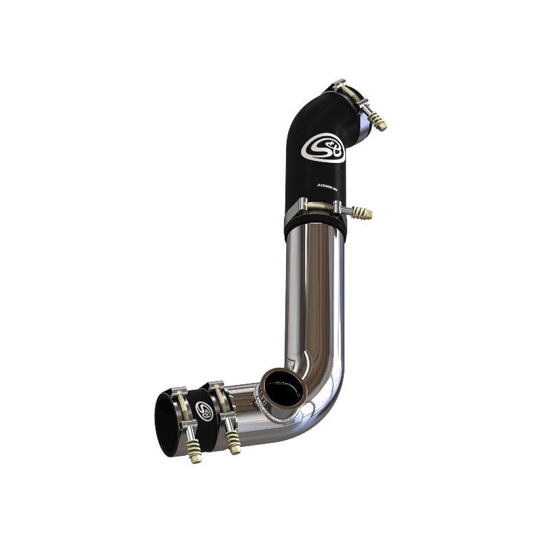 Cold Side Intercooler Pipe With Blowoff Valve Flange for Turbosmart Raceport for 2020-2024 Ford Explorer ST, Lincoln Aviator 3.0L S&B