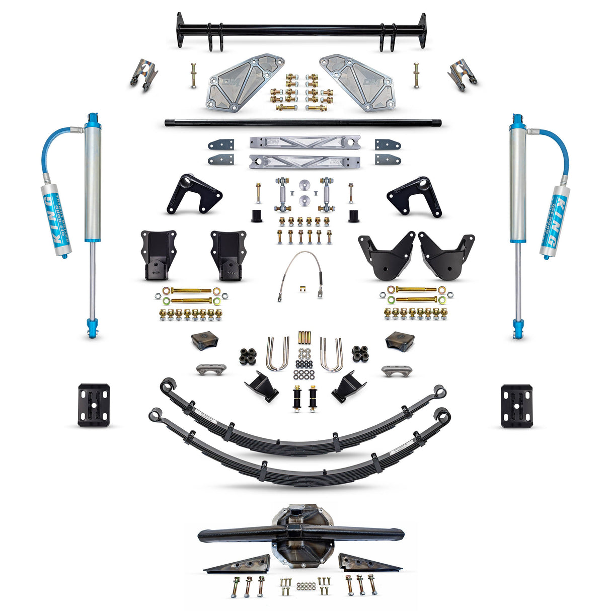 Desolate Motorsports Complete Rear Suspension Kit - 1980-1996 Ford Bronco Desolate Motorsports