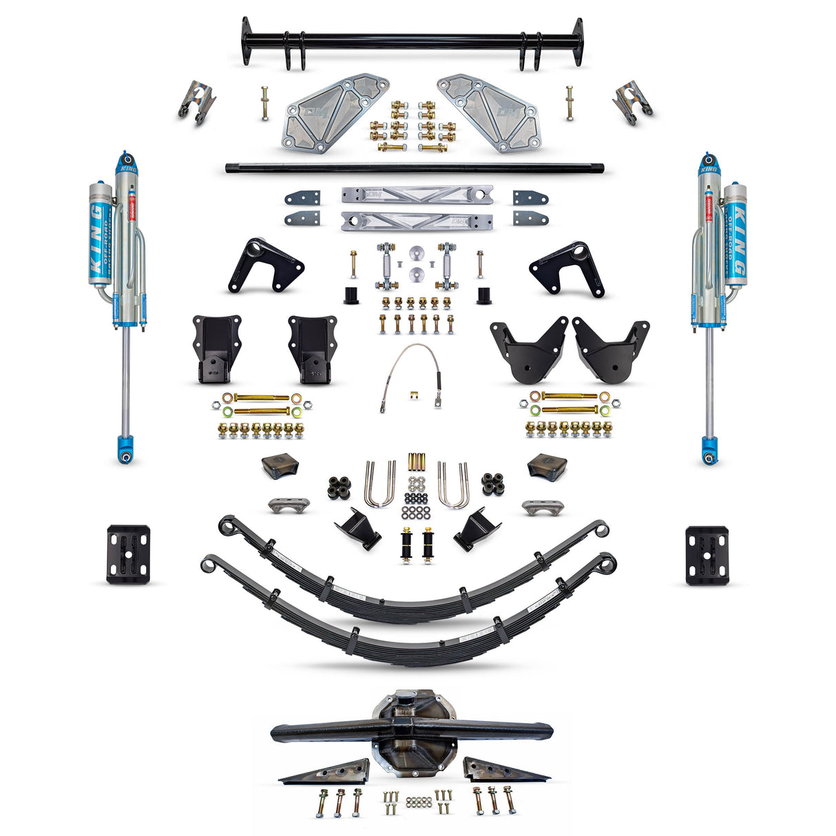Desolate Motorsports Complete Rear Suspension Kit - 1980-1996 Ford Bronco Desolate Motorsports