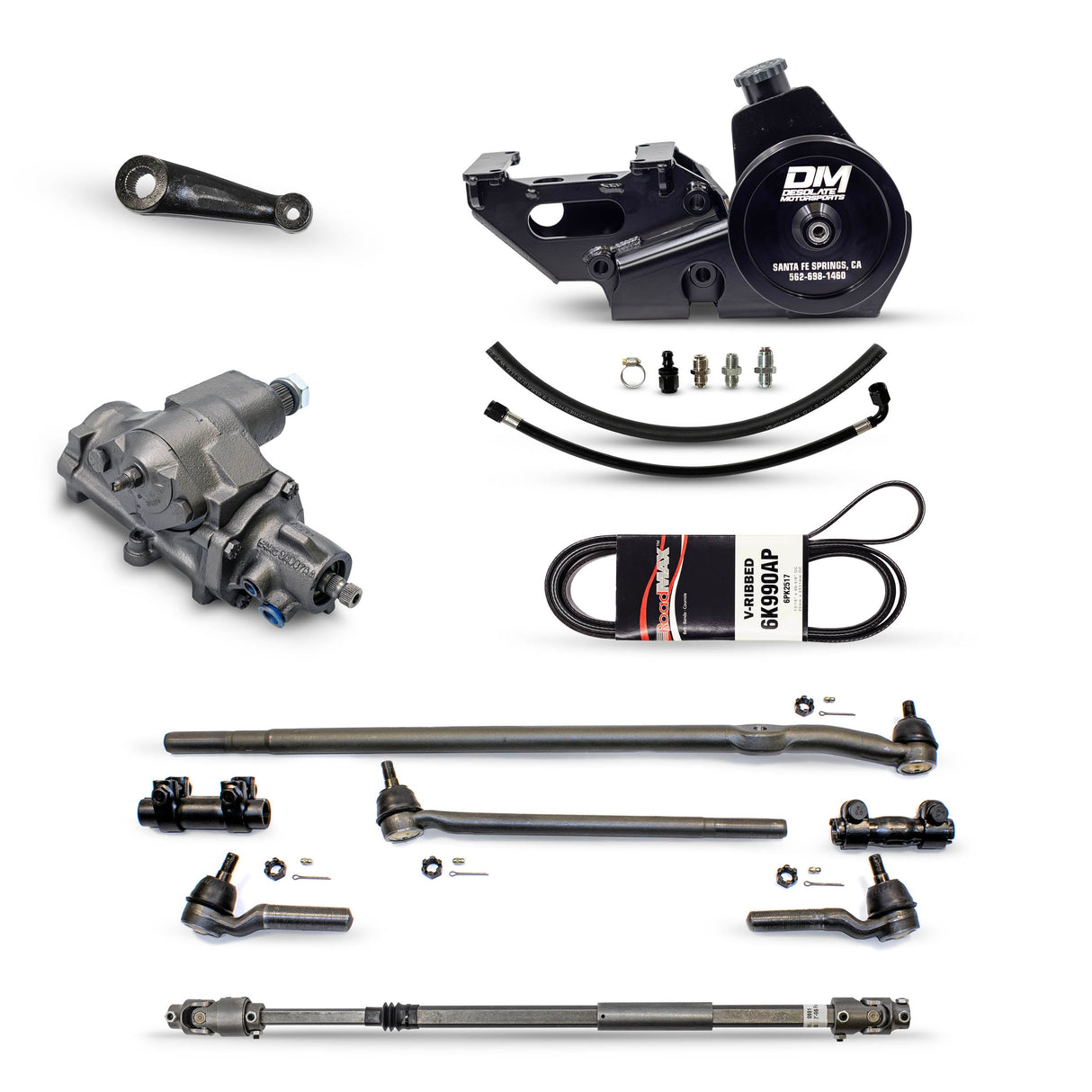 Desolate Motorsports Complete Steering Combo - 1980-1996 Ford F150/Bronco Desolate Motorsports