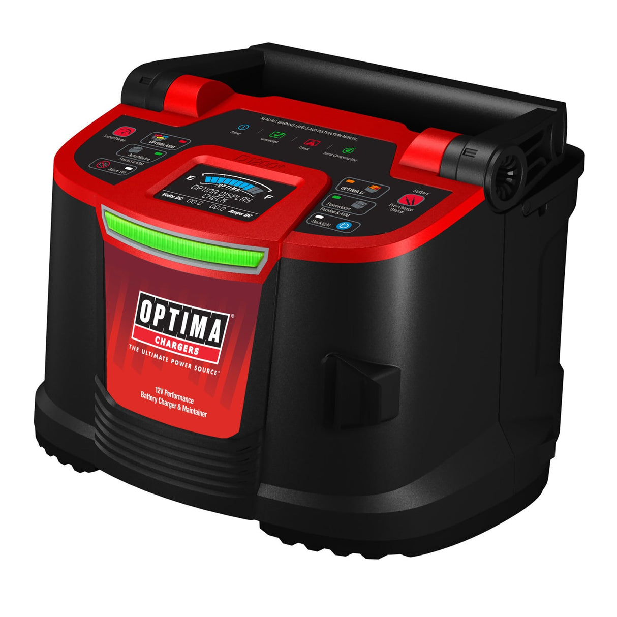 Optima Batteries Digital 1200+ 12V Battery Charger and Maintainer