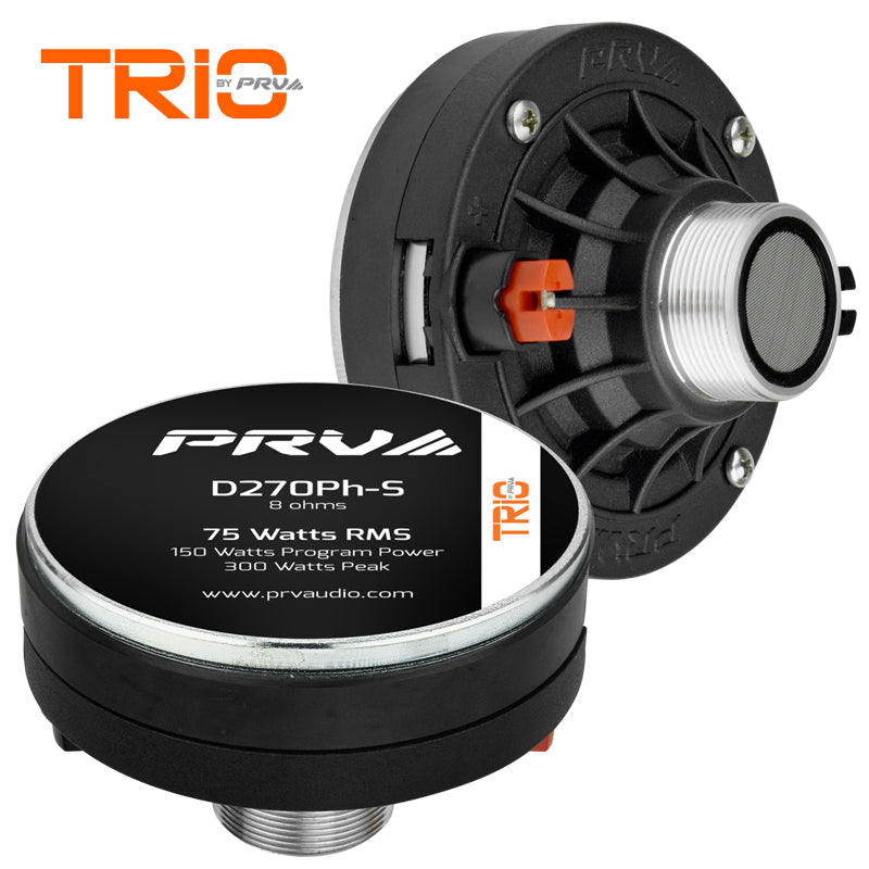 PRV Audio D270Ph-S 1in Exit Phenolic Compression Driver 75W RMS