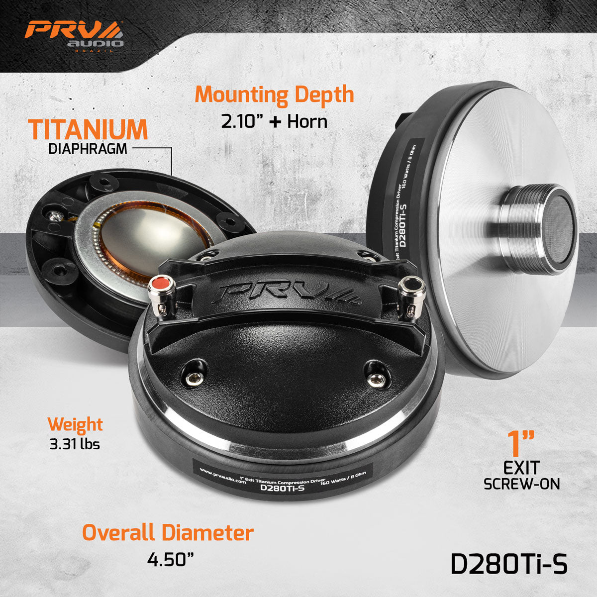 PRV D280Ti-S Driver PRV Audio
