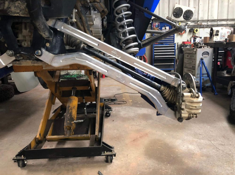 L&W RZR Turbo S Billet High Clearance Radius Rods