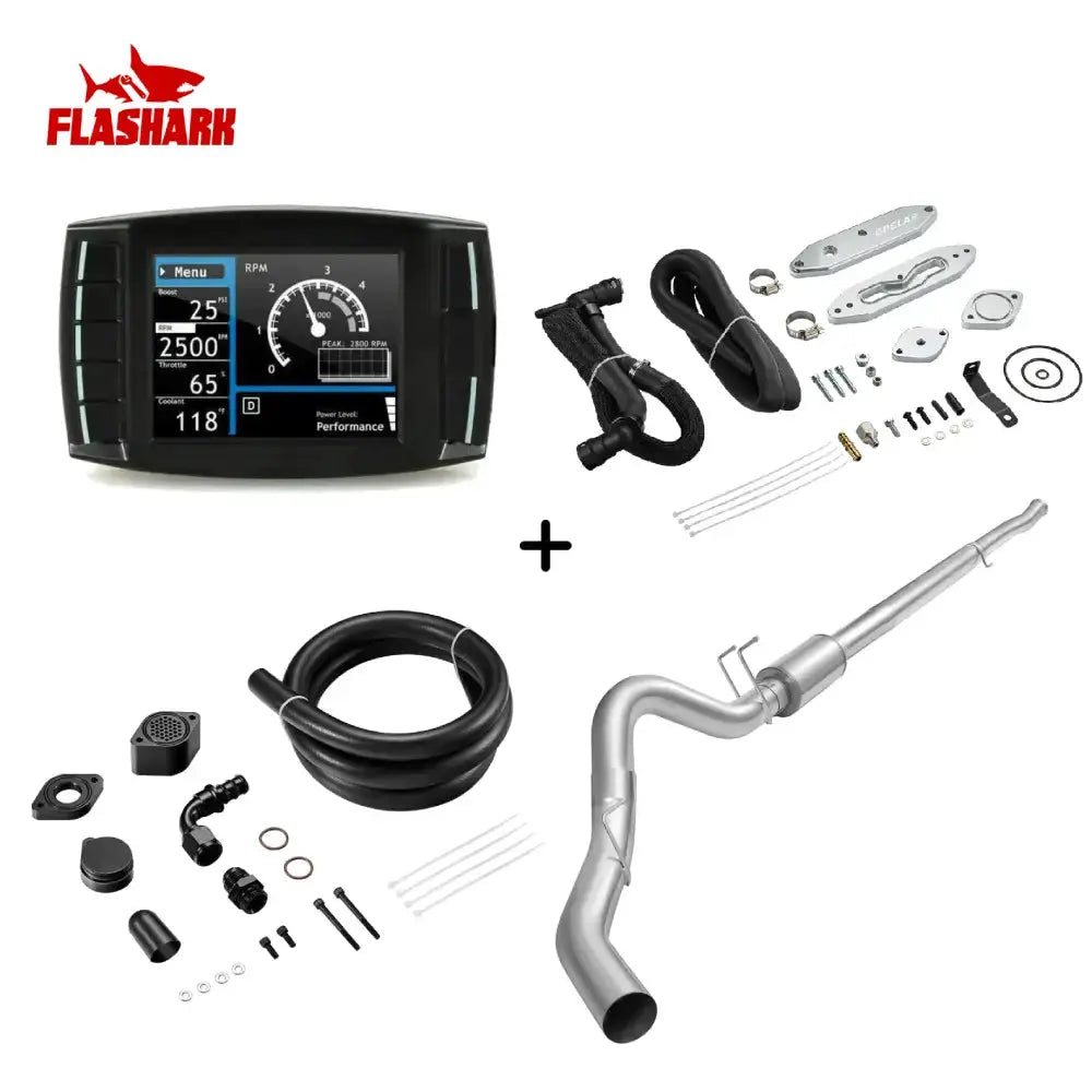 EGR/DPF/CCV/DEF Delete Kit For 2015-2016 6.7L Ford Powerstroke Diesel All-in-One Kit